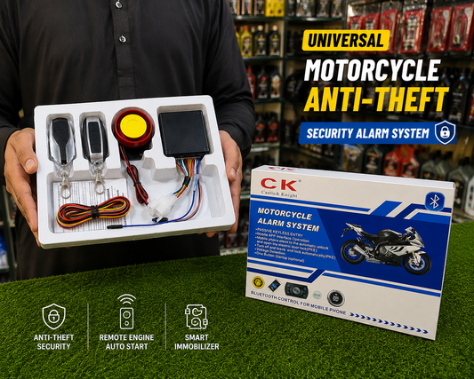Motorcycle Anti-Theft Alarm System with Remote Auto Start