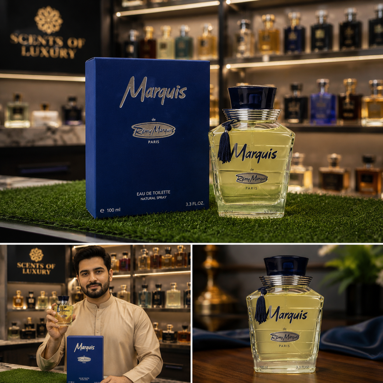 Remy Marquis Marquis Eau De Toilette for Men – 100ml | Imported from France | Classic Long-Lasting Fragrance