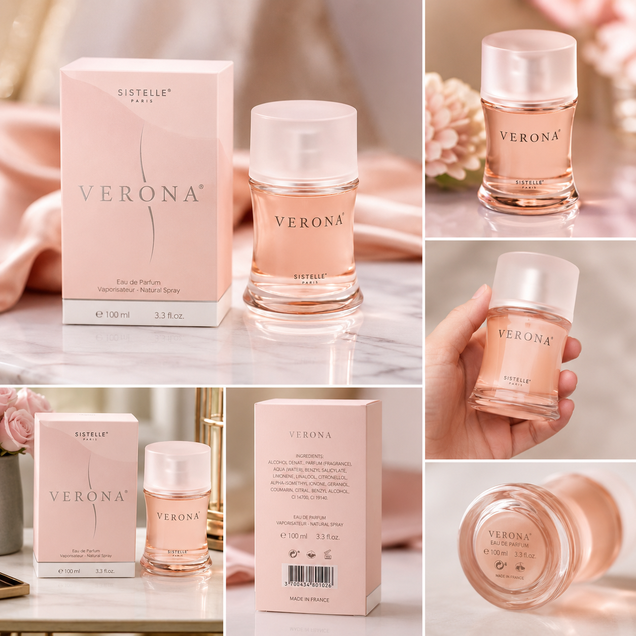 Sistelle Verona Eau De Parfum for Women – 100ml | Imported from France | Long Lasting Floral Perfume