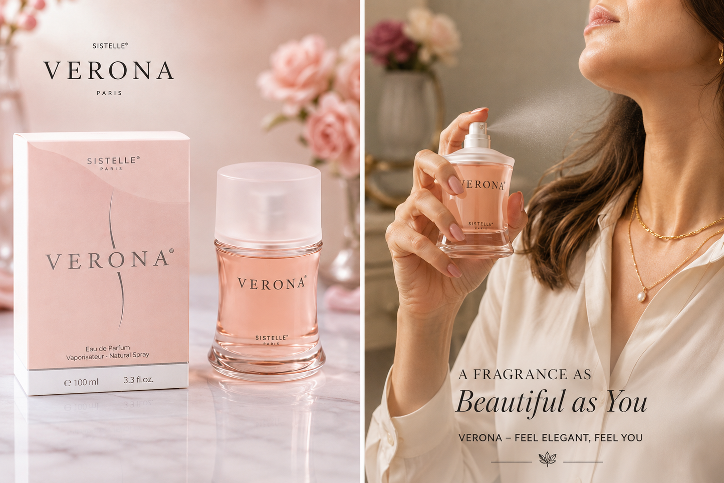 Sistelle Verona Eau De Parfum for Women – 100ml | Imported from France | Long Lasting Floral Perfume