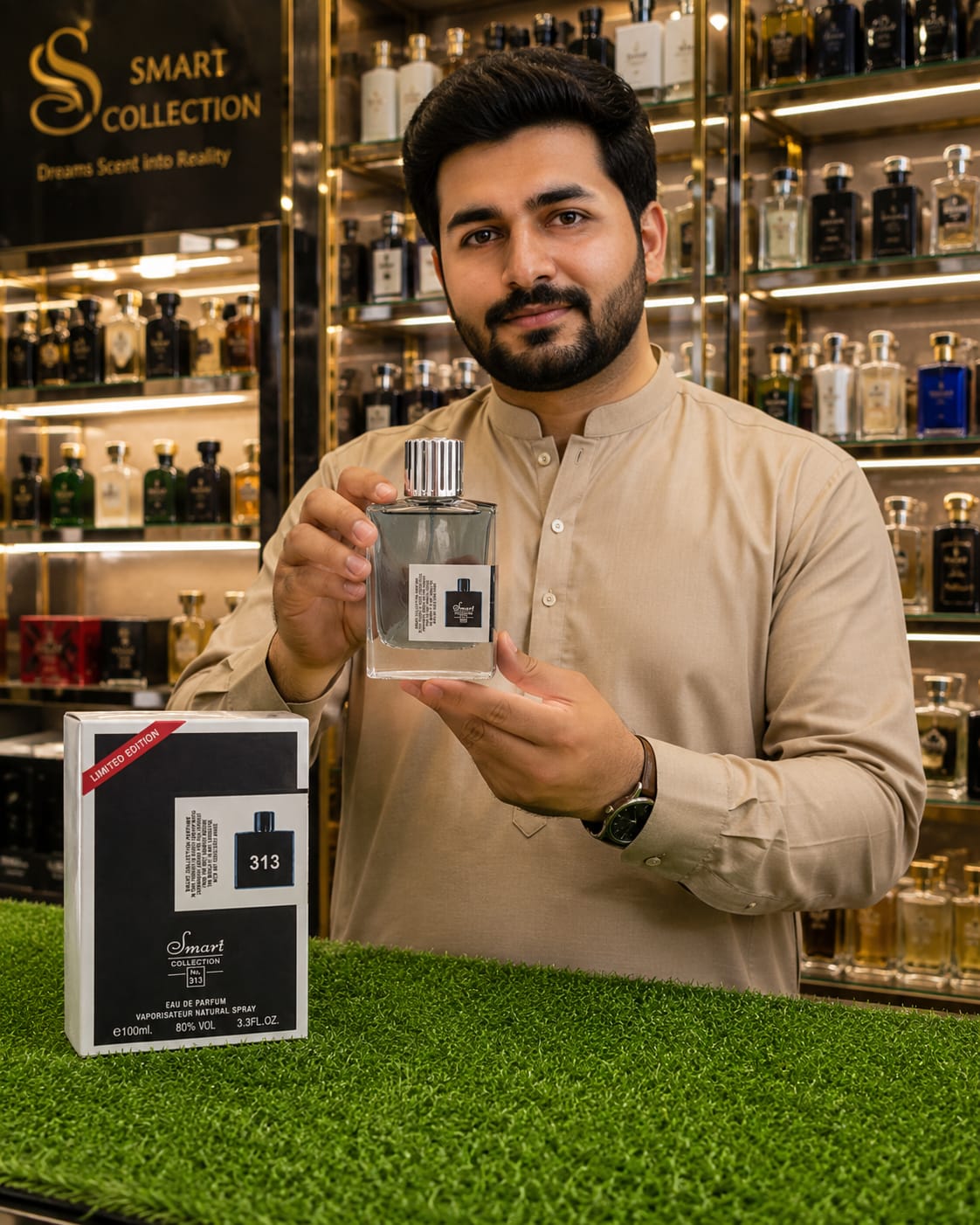 Smart Collection No. 313 Eau De Parfum for Men – 100ml | Imported from Dubai | Long-Lasting Luxury Fragrance