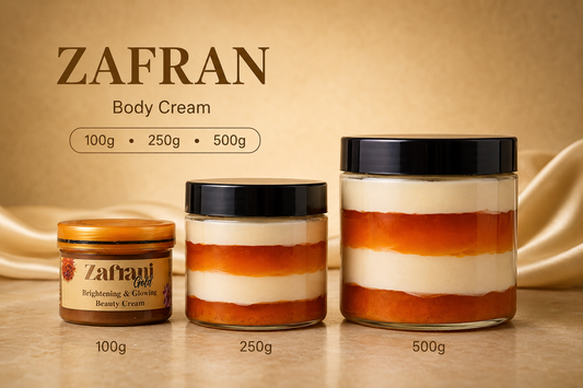 Zafrani Premium Gold Brightening & Glowing Beauty Cream | 100g, 250g & 500g | Skincare Moisturizing Cream
